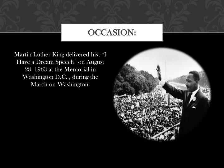 PPT - Martin Luther King: “I Have a Dream Speech” PowerPoint