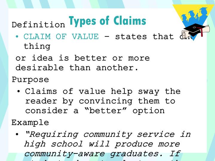 PPT Evaluating Arguments and Claims PowerPoint Presentation ID1876968
