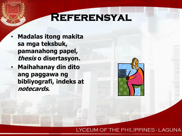 isang pamanahong papel sa pagbasa at pagsulat sa iba t ibang disiplina Buy cheap essay online at writing service - article in the paper lyceum alpinum zuoz, university of california - san diego. isang pamanahong papel sa pagbasa at pagsulat sa iba t ibang disiplina Buy cheap essay online at writing service - article in the paper lyceum alpinum zuoz, university of california - san diego.