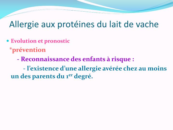 Ppt Allergie Aux Protéines Du Lait De Vache Powerpoint Presentation Id1900400 