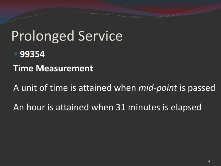 PPT Prolonged Service PowerPoint Presentation ID1901966