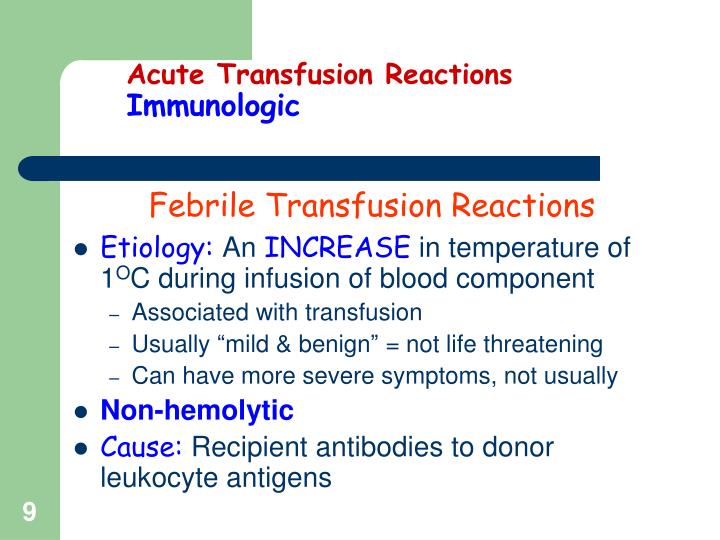 SEARCH AND BUY THIS PRODUCT PPT - Adverse Effects of Blood Transfusion PowerPoint