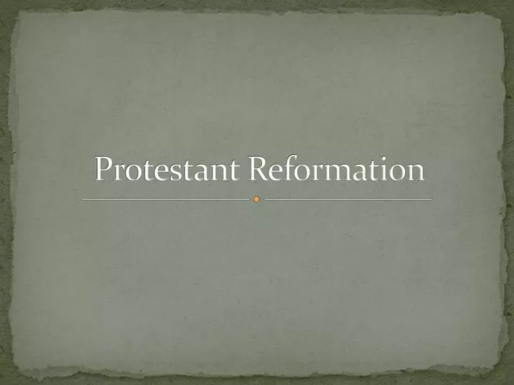 an analysis of the protestant reformation in europe an analysis of the protestant reformation in europe