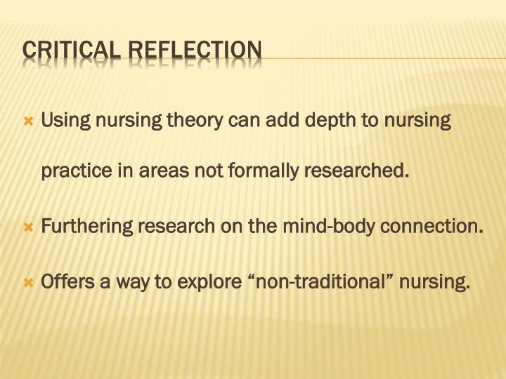 jean watson reflection paper In this paper i will describe jean watson’s background of more about watsons theory of human caring with personal reflection jean watson's theory of human. jean watson reflection paper In this paper i will describe jean watson’s background of more about watsons theory of human caring with personal reflection jean watson's theory of human.