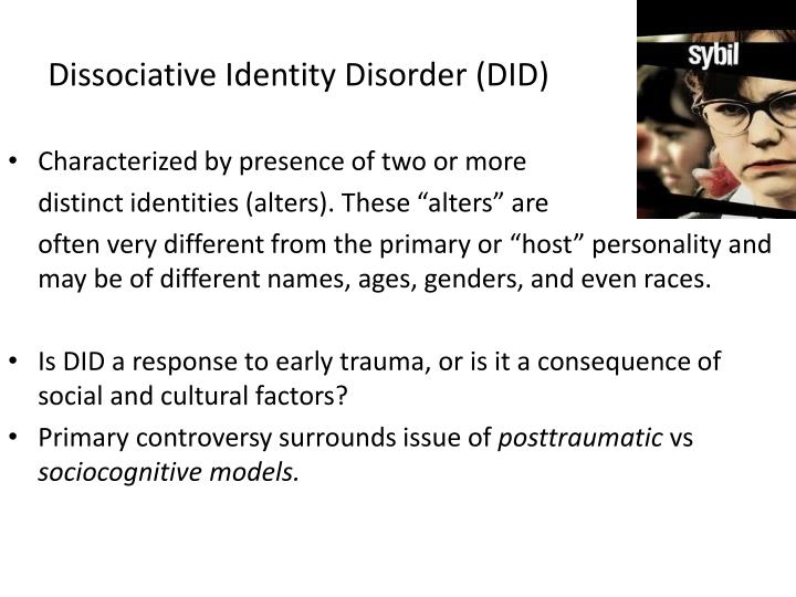 did disorder Dissociative identity disorder can affect anybody, even big time celebrities. did disorder Dissociative identity disorder can affect anybody, even big time celebrities.