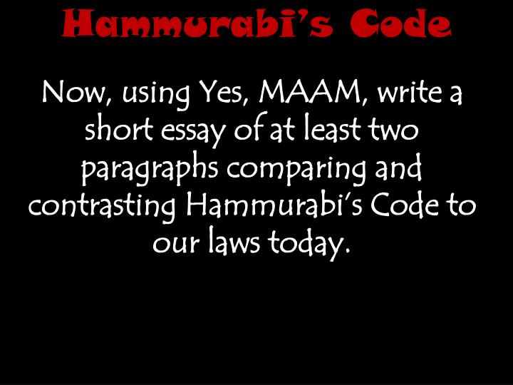 Hammurabi Essay