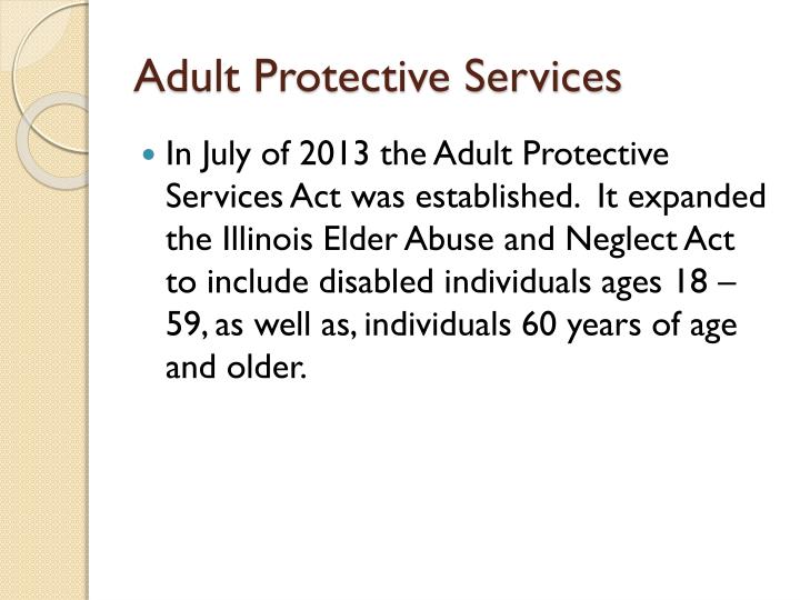 Adult Protective Services Act 48
