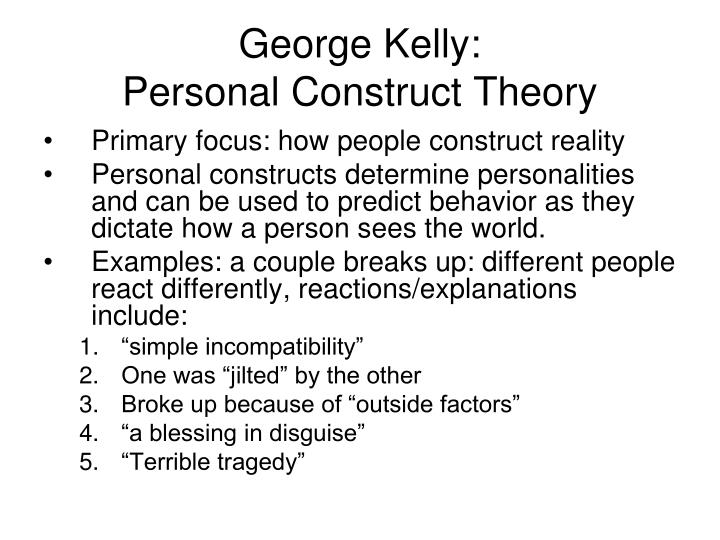 construct theory of personality The history of personality theory and assessment | 4 eduard spranger, a german philosopher, theorized four attitudes towards ethical values he named those attitudes. construct theory of personality The history of personality theory and assessment | 4 eduard spranger, a german philosopher, theorized four attitudes towards ethical values he named those attitudes.