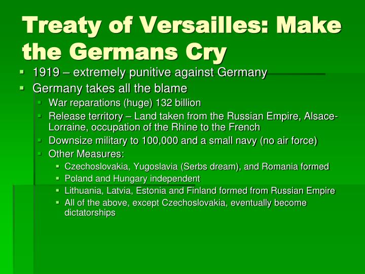 comparing congress of vienna to treaty of versailles Treaty of versailles to use the congress of vienna as a counterexample, france in 1815 lost none of the territory that it possessed in 1789 germany lost (treaty of brest-litovsk) but the question isn’t if germany deserved it or not, so much as what was the most effective way to. comparing congress of vienna to treaty of versailles Treaty of versailles to use the congress of vienna as a counterexample, france in 1815 lost none of the territory that it possessed in 1789 germany lost (treaty of brest-litovsk) but the question isn’t if germany deserved it or not, so much as what was the most effective way to.