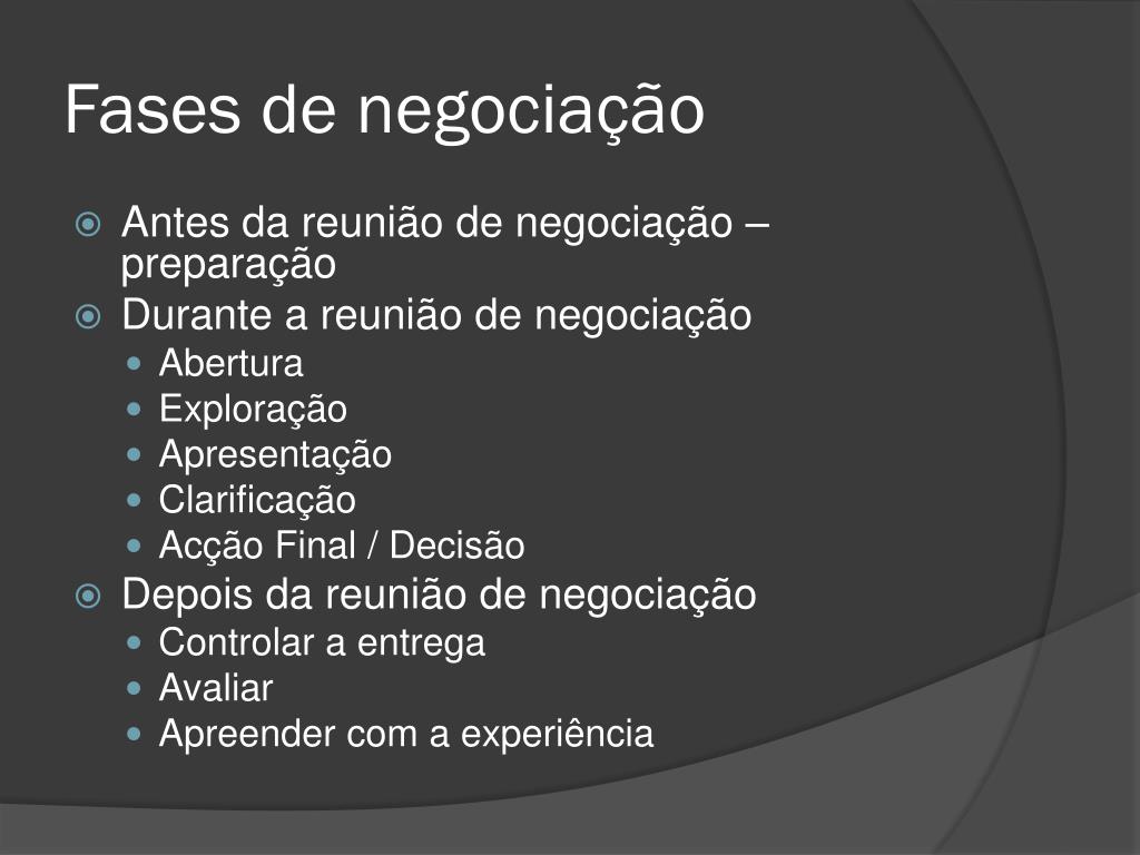 PPT MÓDULO 8 Negociação PowerPoint Presentation free download ID