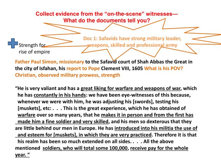 Evidence essay approach