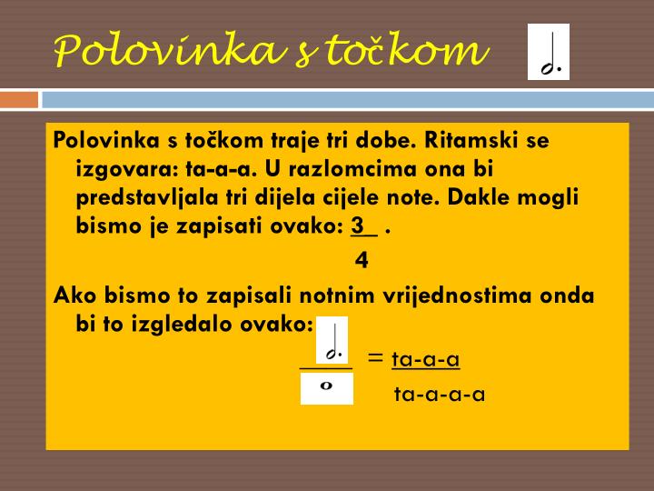 Polovinka s točkom
