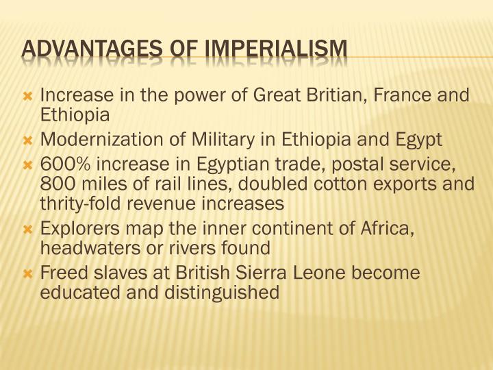 Advantages Of American Imperialism