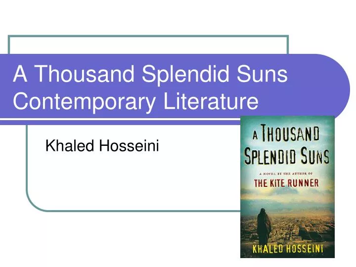 Thousand Splendid Suns Essay