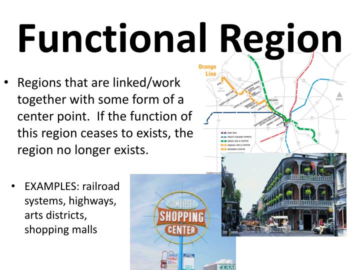 what is the definition of a functional region