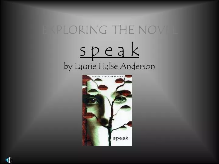 a review of speak a novel by laurie halse anderson a review of speak a novel by laurie halse anderson