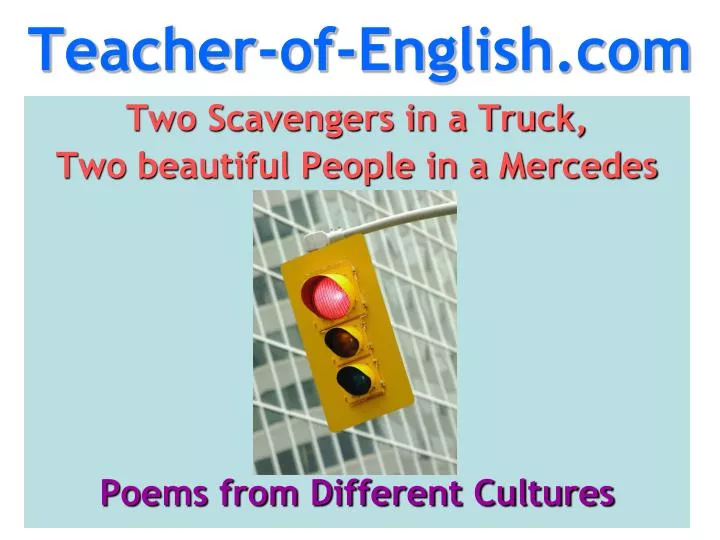 essay on two scavengers in a truck essay on two scavengers in a truck