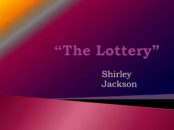 the lotterya comparative analysis of the lottery the lotterya comparative analysis of the lottery