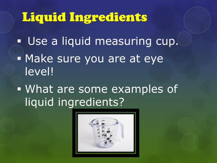 liquid measurements in spanish