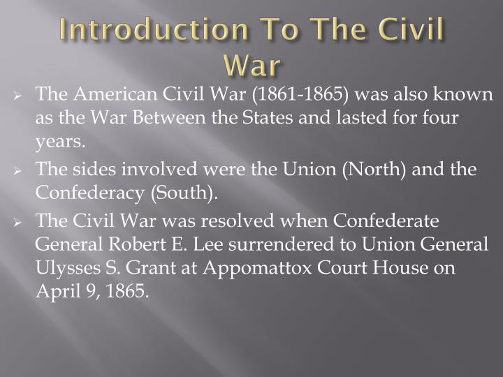 an analysis of the civil war which is also known as the war between the states Over the issue of state sovereignty and the interpretation of the tenth amendment (ratified in 1791) he concludes that the “civil war was about slavery, nothing more” from states that specifically reference slavery as a cause for seceding but that just proves what we already know: the south wanted to. an analysis of the civil war which is also known as the war between the states Over the issue of state sovereignty and the interpretation of the tenth amendment (ratified in 1791) he concludes that the “civil war was about slavery, nothing more” from states that specifically reference slavery as a cause for seceding but that just proves what we already know: the south wanted to.