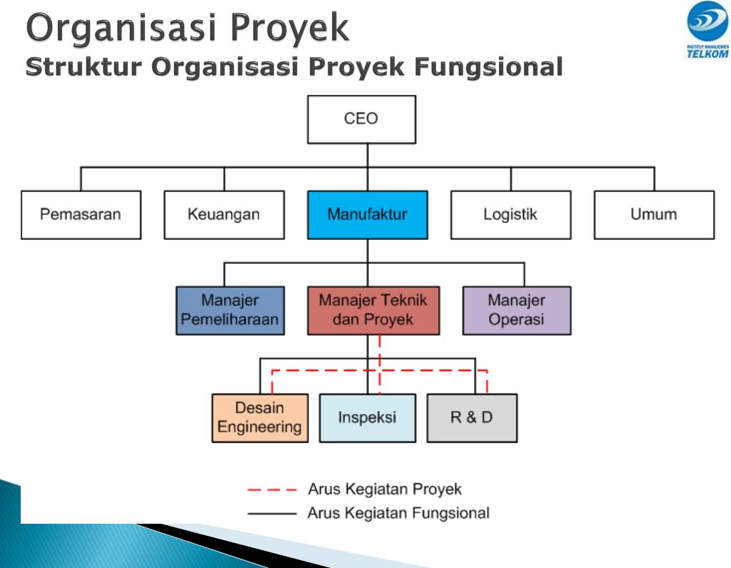 Bagan Struktur Organisasi Proyek Fungsional