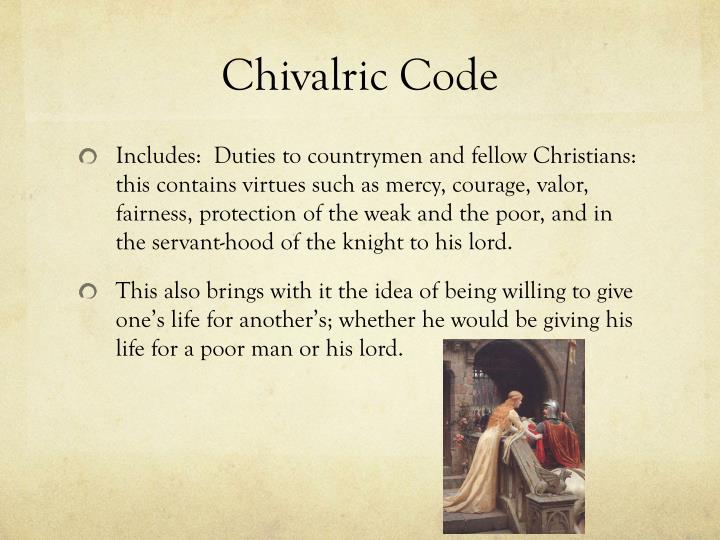 chivalry code when to murder chivalry code when to murder