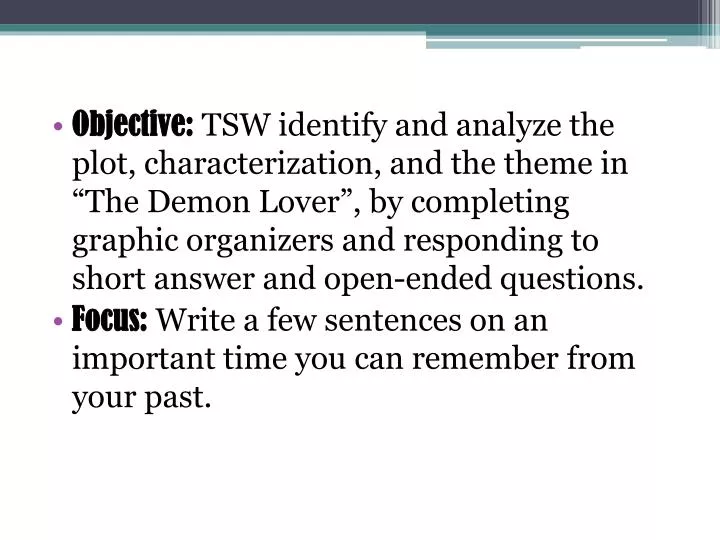 the demon lover an analysis the demon lover an analysis