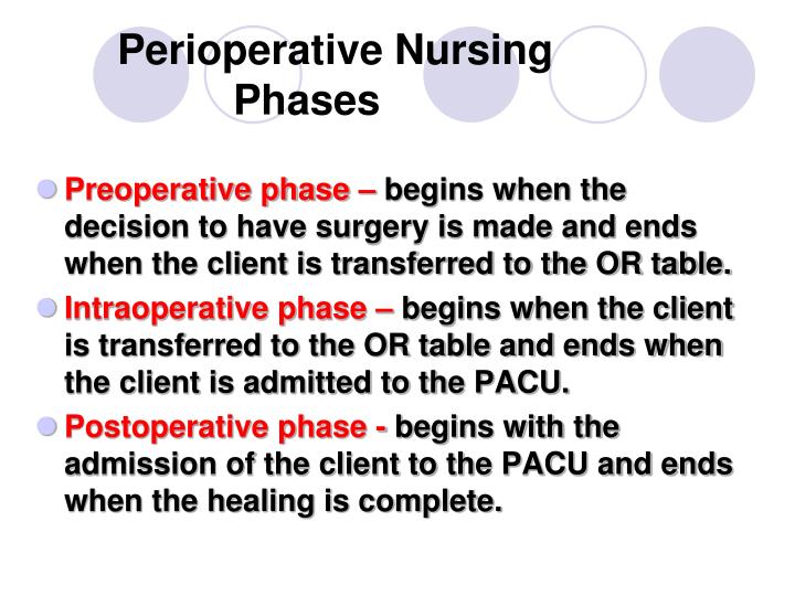 PPT - Introduction to Perioperative Nursing PowerPoint Presentation