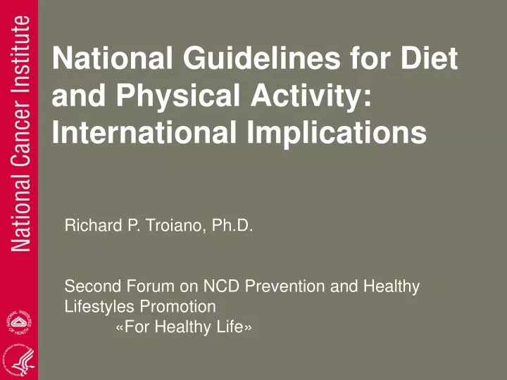 Diet And Physical Activity Ppta