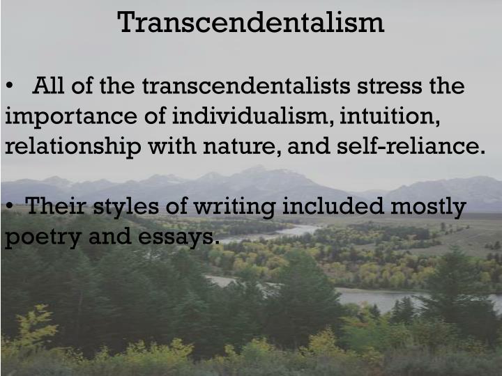 Transcendentalism The Importance Of Nature And Henry