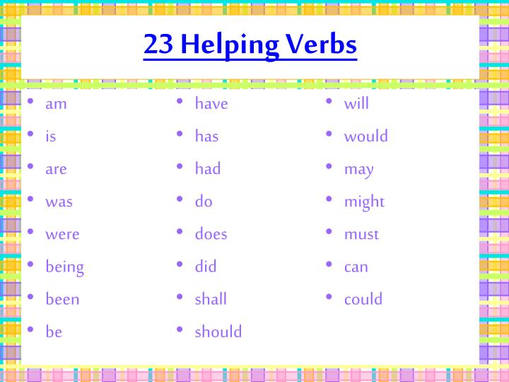 PPT Verbs PowerPoint Presentation ID 2134426