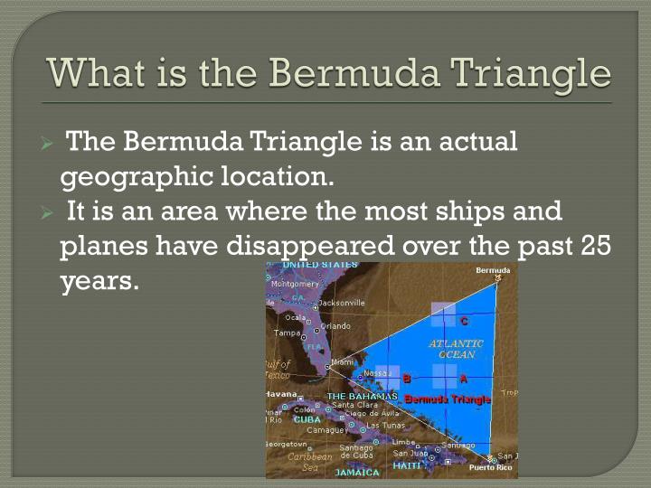 Bermuda triangle paper presentation