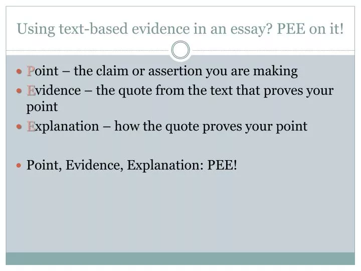 Using quotes in an essay