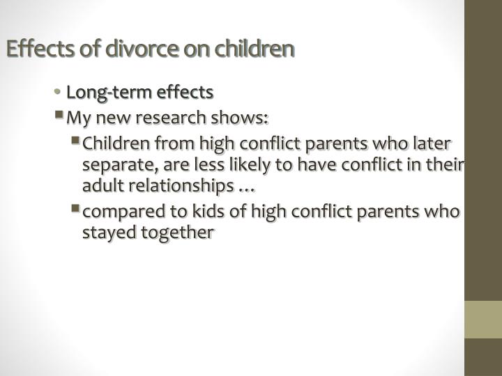 research paper on the impact of divorce on children research paper on the impact of divorce on children
