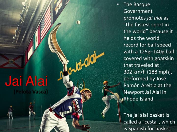 Jai Alai Ball Speed Jai Alai Ball Speed
