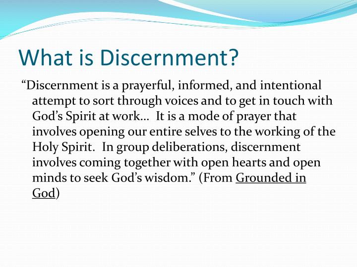 PPT - Discernment Tips PowerPoint Presentation - ID:2162889