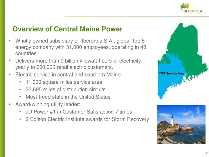 PPT NECPUC Symposium Central Maine Power Transforming the Customer