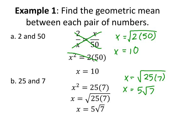 calculate geometric mean calculate geometric mean