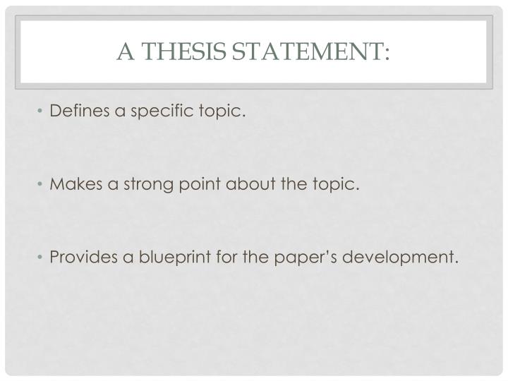 Defend challenge qualify thesis statement