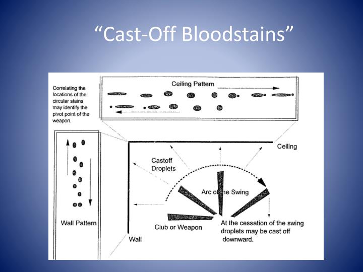 PPT Bloodstain Pattern Analysis PowerPoint Presentation ID2193218