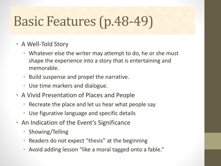 basic features of a descriptive essay Help your child write a descriptive essay in every grade and learn tips on how consider not just physical characteristics, but also what memories, feelings, and . basic features of a descriptive essay Help your child write a descriptive essay in every grade and learn tips on how consider not just physical characteristics, but also what memories, feelings, and .