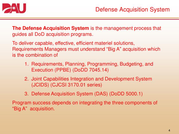 Defense acquisition system dissertation