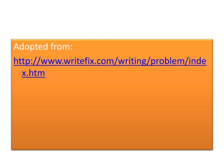 Write Problem Solution Essay Ppt