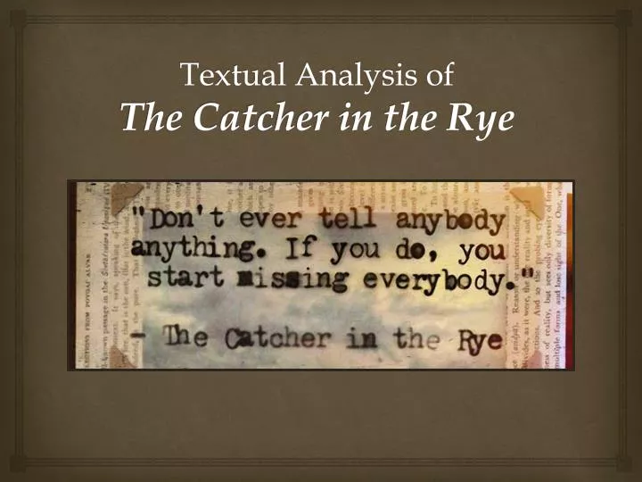 catcher in the rye litchart Ok, ok, we know this is a well-known fact, but still: mark david chapman, the man who shot john lennon, was carrying a copy of the catcher in the rye when he was arrested. catcher in the rye litchart Ok, ok, we know this is a well-known fact, but still: mark david chapman, the man who shot john lennon, was carrying a copy of the catcher in the rye when he was arrested.