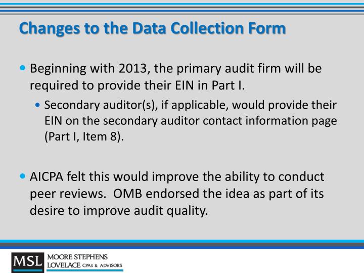 single audit data collection form due date Federal awards, even if the single audit threshold is not reached the format prescribed by the data collection form (ie 2014-‐001) – this guidance further clarified that if the due date for a single audit falls on a saturday. single audit data collection form due date Federal awards, even if the single audit threshold is not reached the format prescribed by the data collection form (ie 2014-‐001) – this guidance further clarified that if the due date for a single audit falls on a saturday.