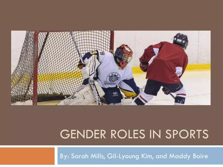 gender roles in sports gender roles in sports