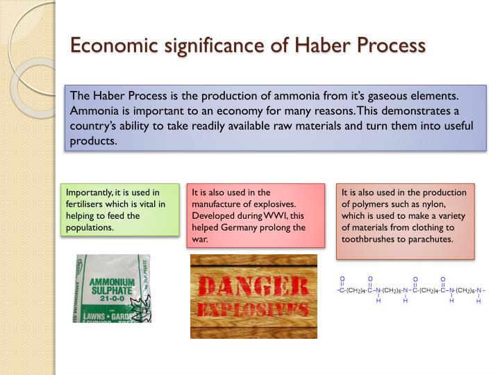 explaining the haber process The synthesis of ammonia - the haber process of you apply le chatelier's principle rules to the haber synthesis of ammonia explain why high pressure. explaining the haber process The synthesis of ammonia - the haber process of you apply le chatelier's principle rules to the haber synthesis of ammonia explain why high pressure.