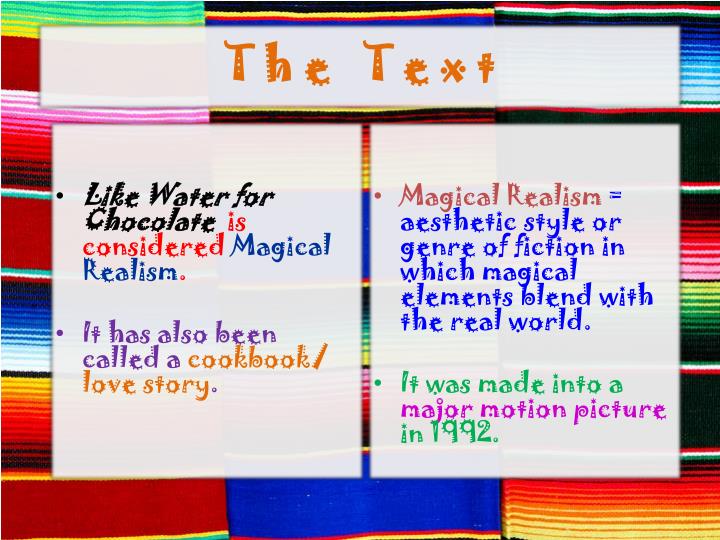 like water for chocolate magical realism essays Chocolate realism magical for essay water tezier opera referencing songs in essays do you write overcoming chocolate like realism magical water. like water for chocolate magical realism essays Chocolate realism magical for essay water tezier opera referencing songs in essays do you write overcoming chocolate like realism magical water.