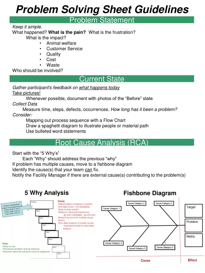 Working Backwards Problem Solving