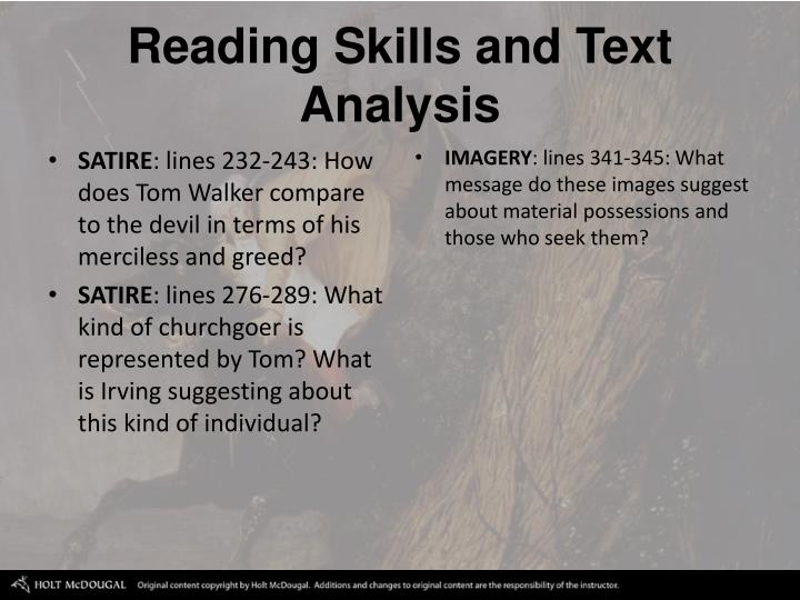 Compare And Contrast The Devil And Tom Walker And The Devil